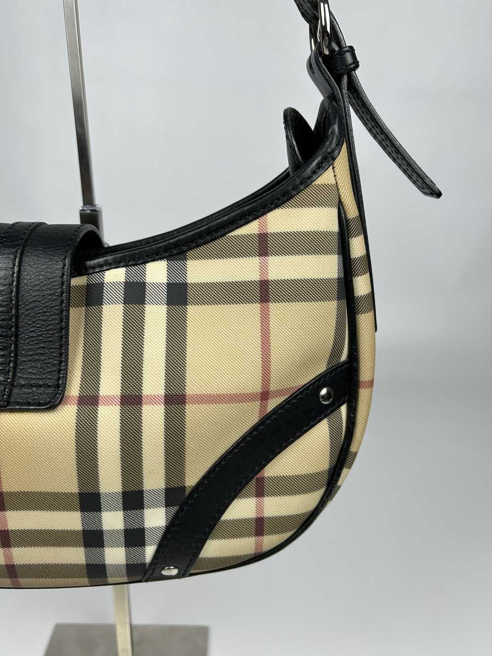 Burberry Vintage y2k Burberry nova check baguette… - image 10