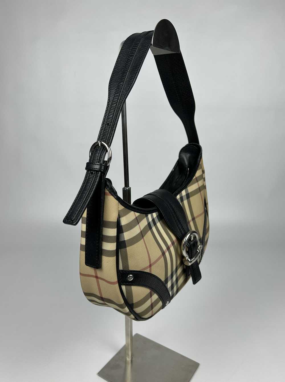 Burberry Vintage y2k Burberry nova check baguette… - image 3