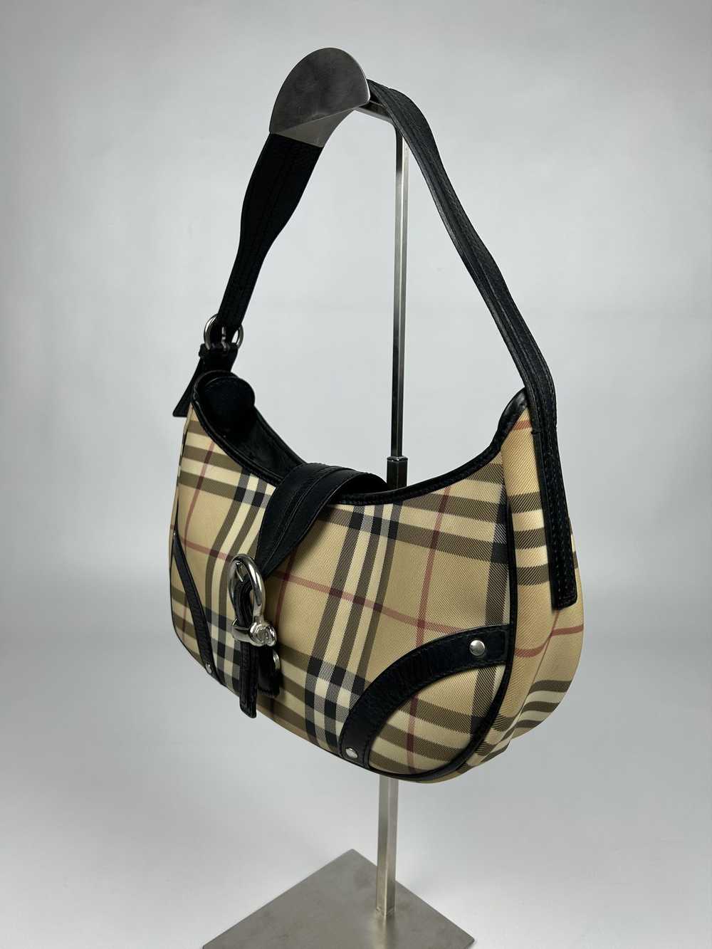 Burberry Vintage y2k Burberry nova check baguette… - image 4