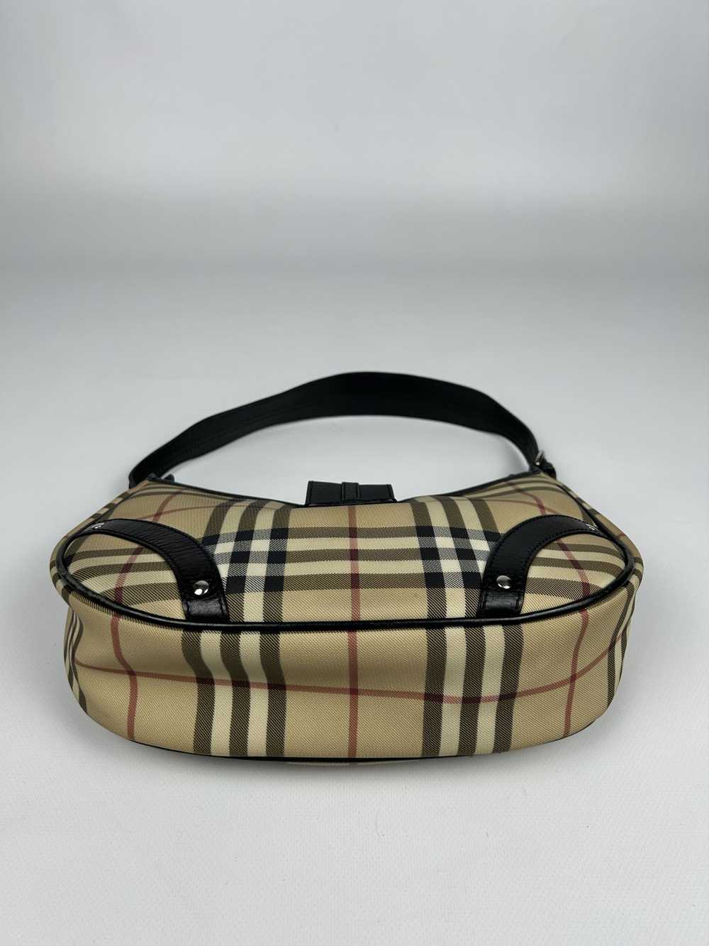 Burberry Vintage y2k Burberry nova check baguette… - image 7