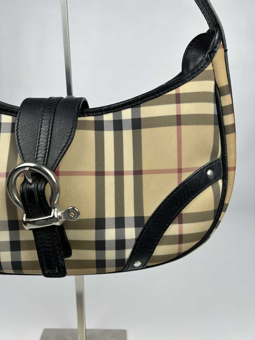 Burberry Vintage y2k Burberry nova check baguette… - image 8