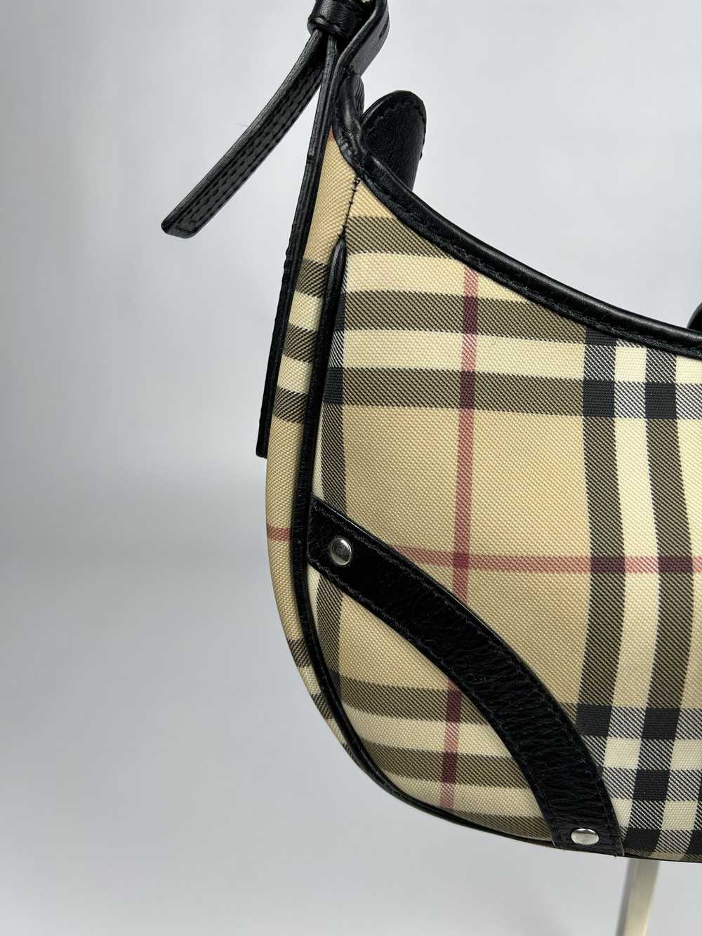 Burberry Vintage y2k Burberry nova check baguette… - image 9