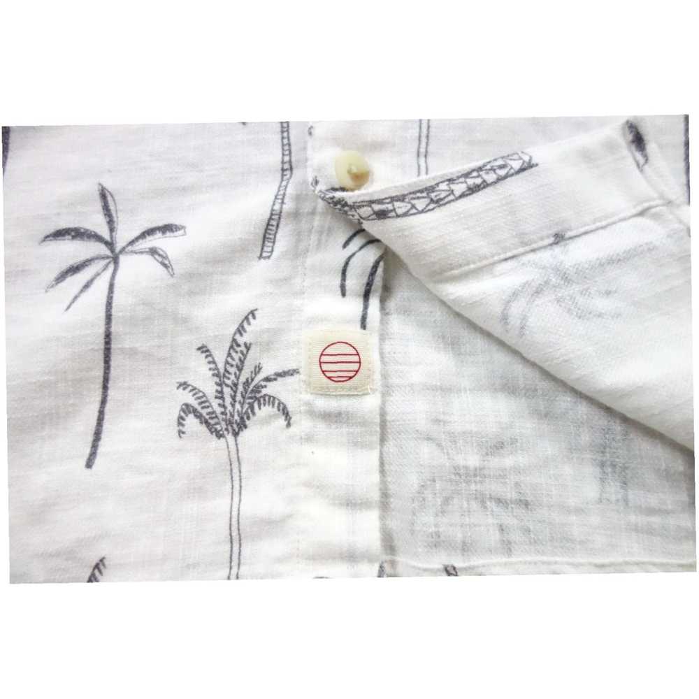 Marine Layer Mens Extra Large White Palm Tree Pat… - image 2