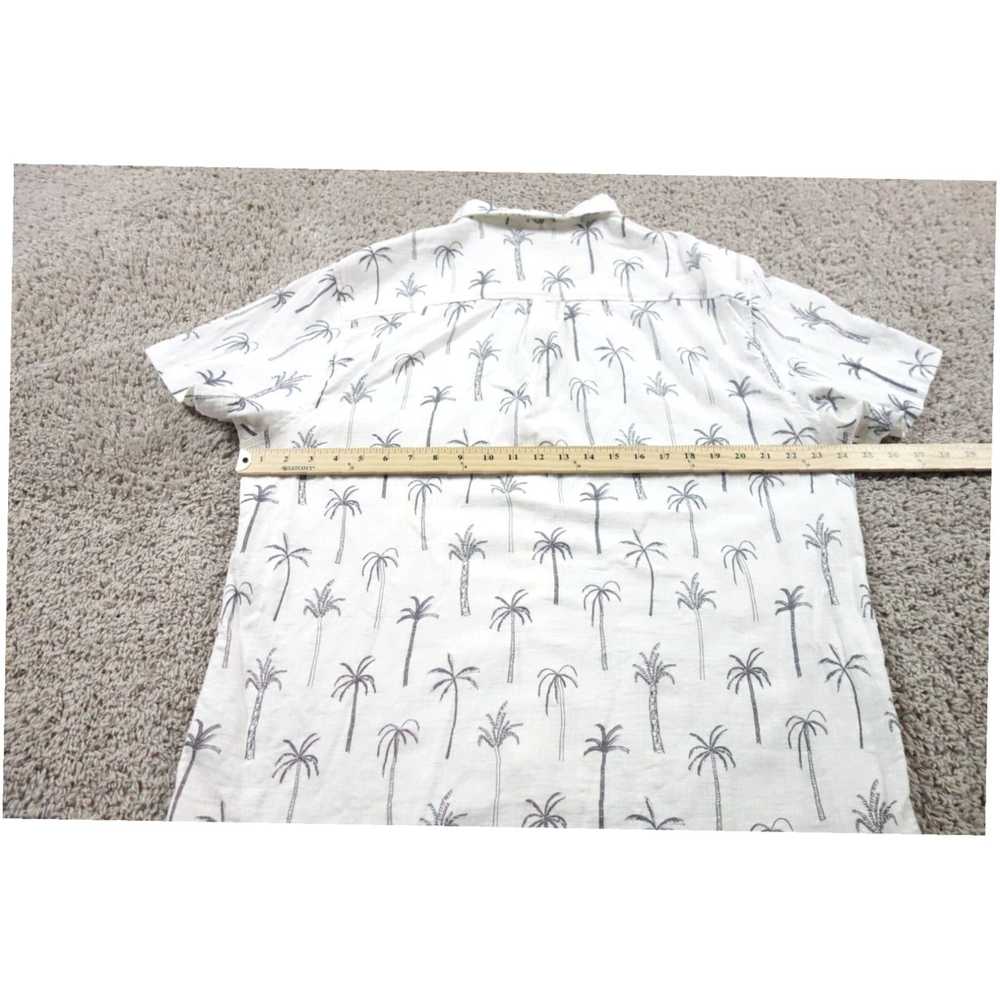 Marine Layer Mens Extra Large White Palm Tree Pat… - image 7