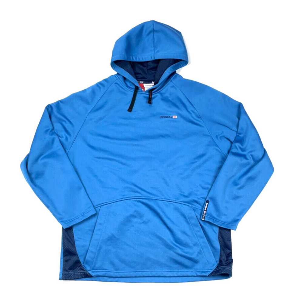 Reebok Reebok Classic Blue Hoodie Sweatshirt Adul… - image 1