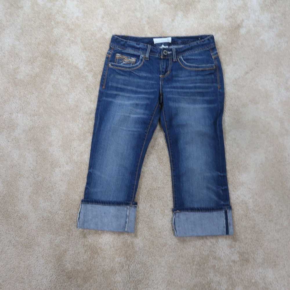 Vintage Maurices Capri Jeans Women's 1/2 Blue Str… - image 1