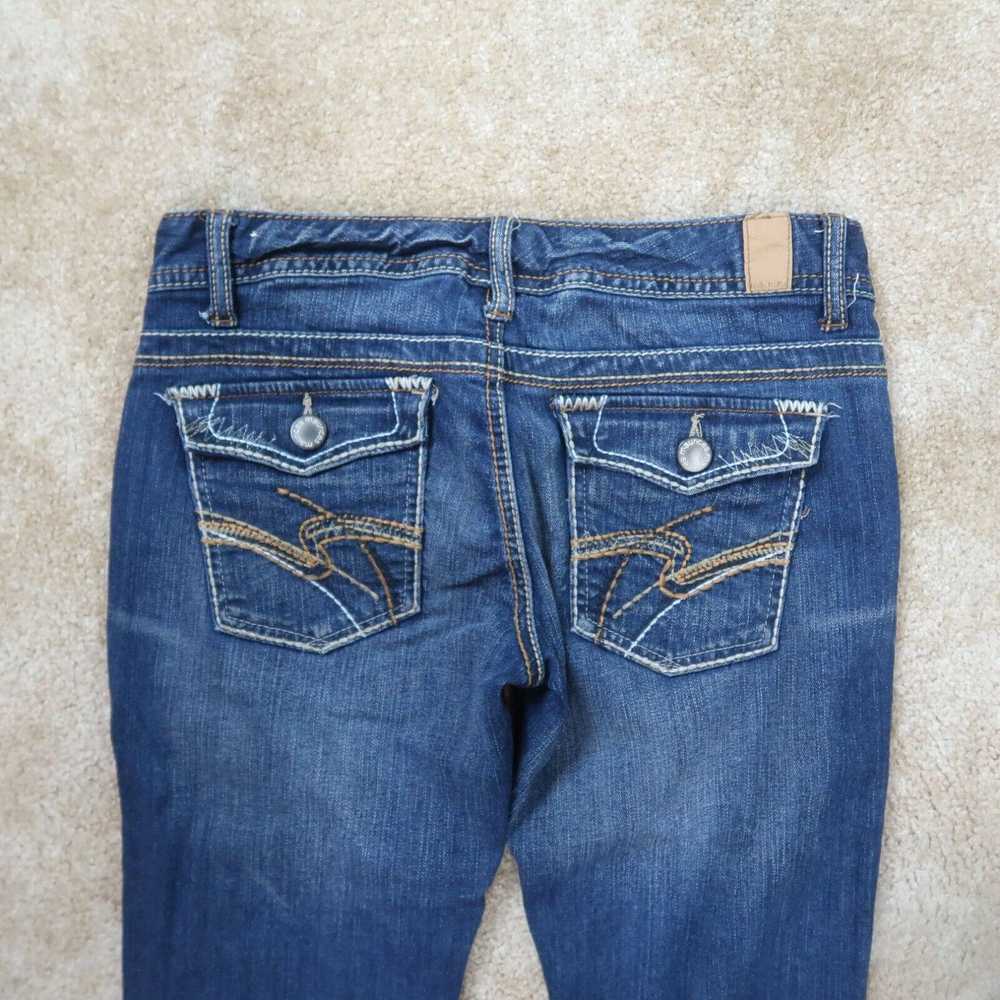 Vintage Maurices Capri Jeans Women's 1/2 Blue Str… - image 3