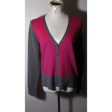 Apt. 9 Women's APT. 9 Pink Gray 100% Cashmere Car… - image 1