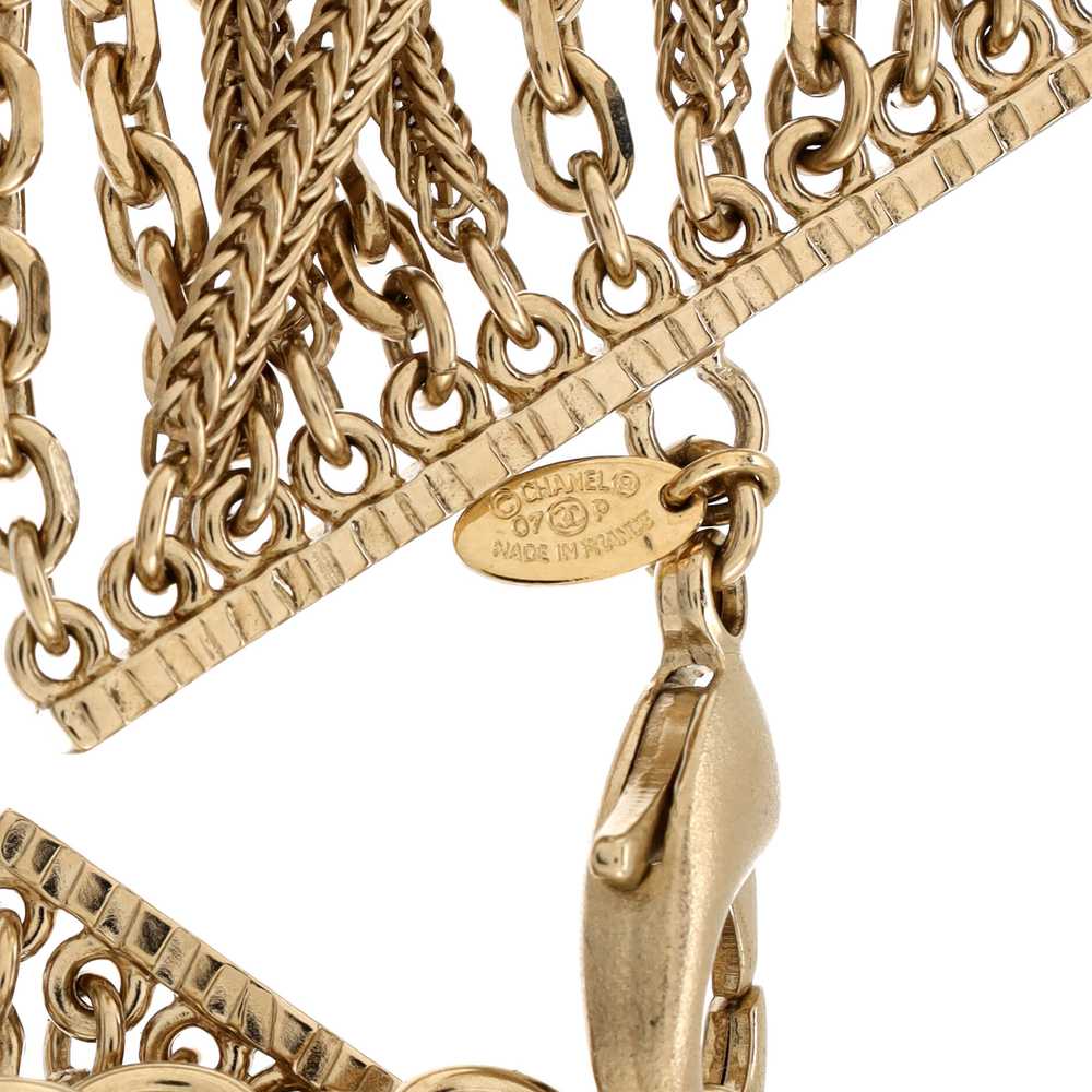 CHANEL CC Multistrand Chain Belt Metal 75 - image 3