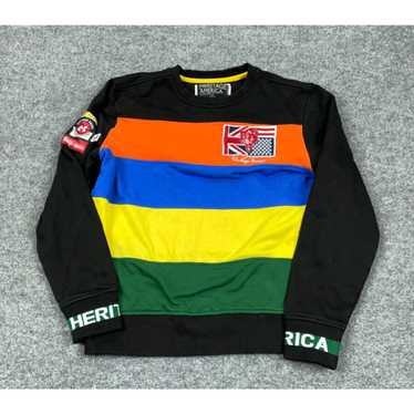 Heritage Heritage by America Rainbow Striped Swea… - image 1