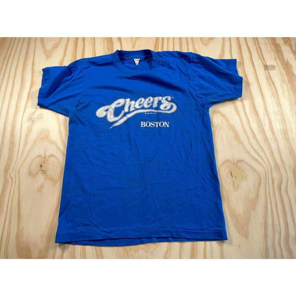 Screen Stars VTG 80s Cheers Boston T-Shirt Adult … - image 1