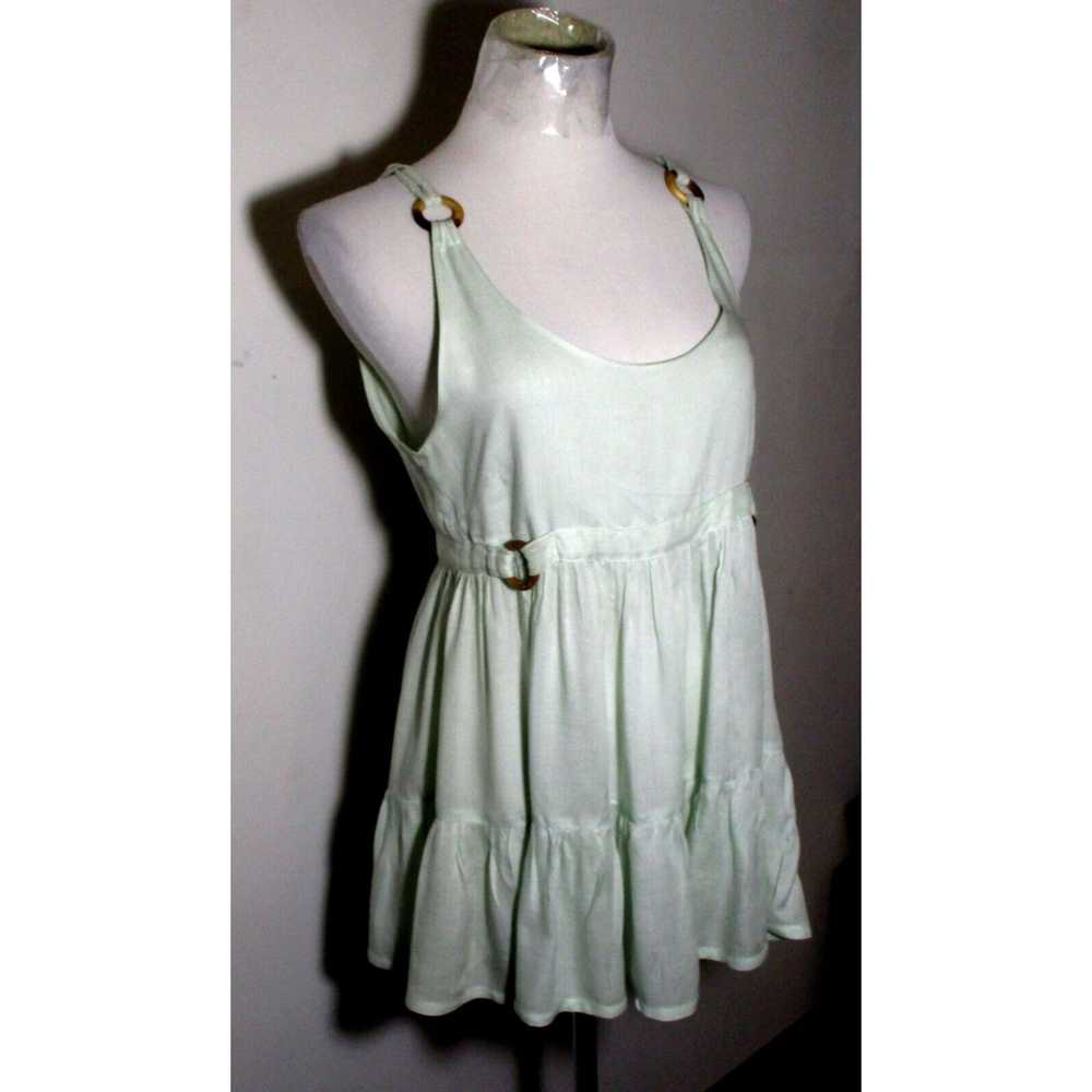 Vintage Women's OSCAR the THIRD Mint Green Tank T… - image 3