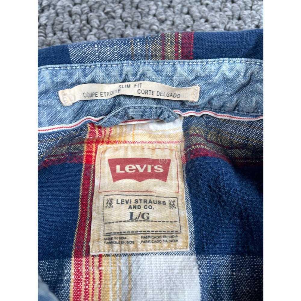 Levi's Levi's Western Style Shirt Adult Large Blu… - image 3