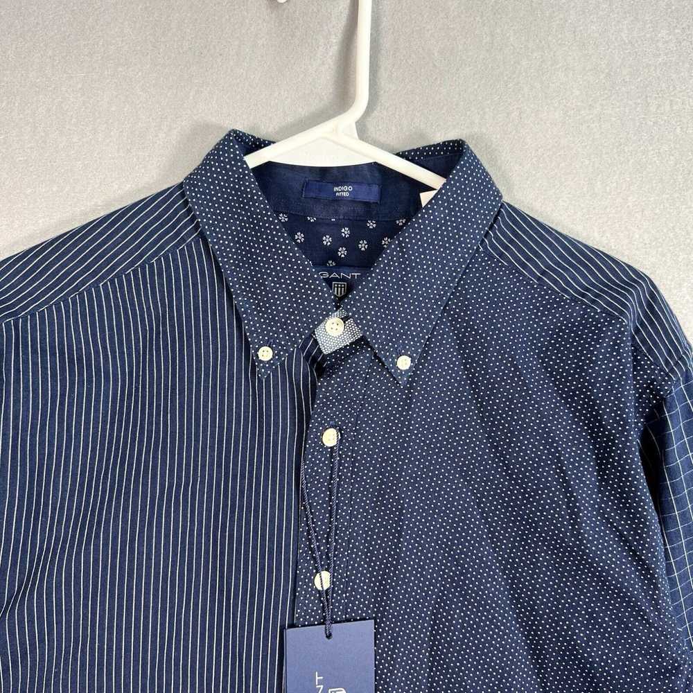 Gant NWT! Gant Indigo Fitted Button Down Shirt Ad… - image 4