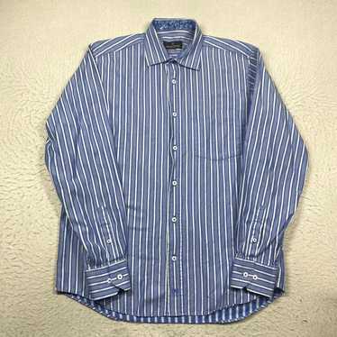 Bugatchi Bugatchi Uomo Shirt Mens Medium Blue Str… - image 1