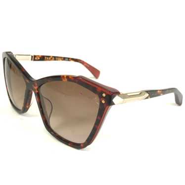 Rag & Bone Brown Tortoise Gold Burgundy Frames Rag