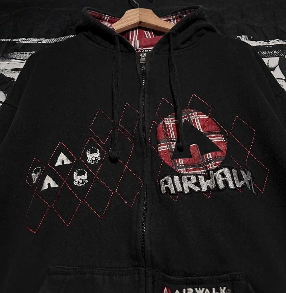 Airwalk × Vintage Vintage grunge Airwalk zip up h… - image 2