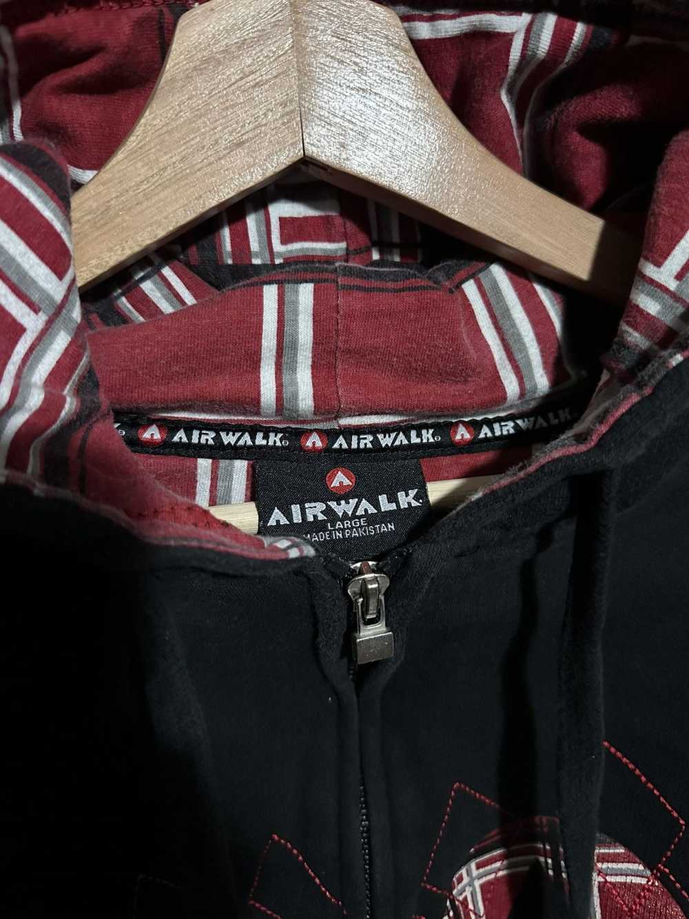 Airwalk × Vintage Vintage grunge Airwalk zip up h… - image 6