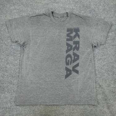 Logo 7 Krav Maga Shirt Men Large Gray Worldwide K… - image 1