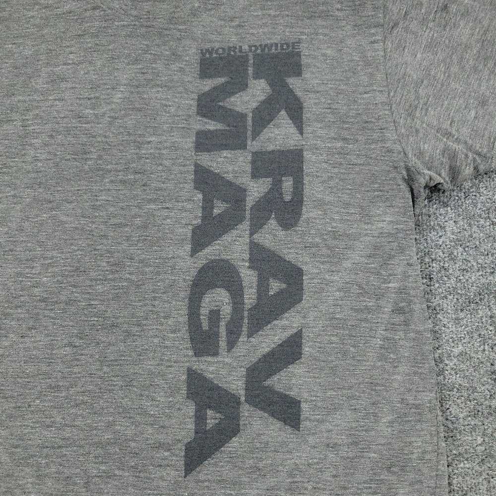 Logo 7 Krav Maga Shirt Men Large Gray Worldwide K… - image 2