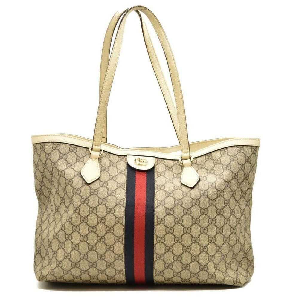 Gucci GUCCI GG Supreme Monogram Medium Ophidia Sh… - image 1