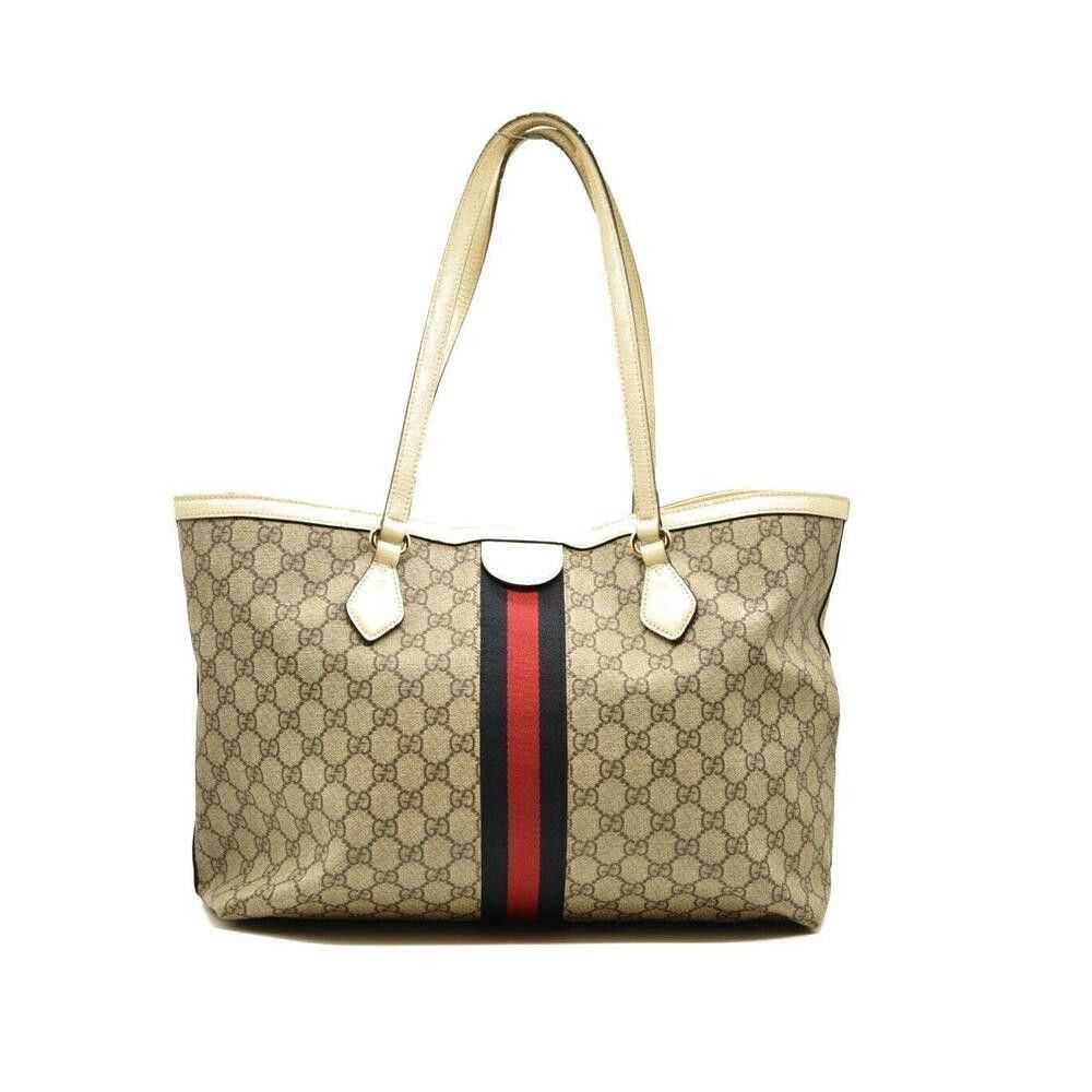 Gucci GUCCI GG Supreme Monogram Medium Ophidia Sh… - image 3