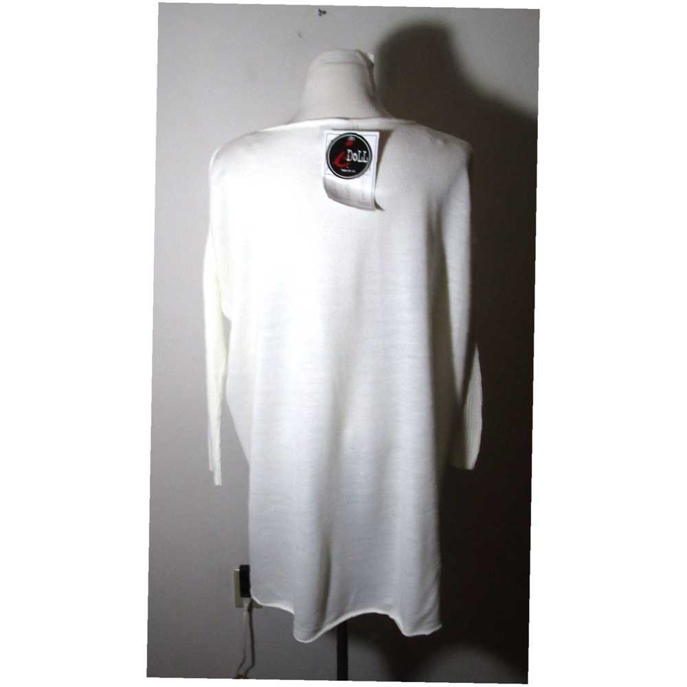 Vintage Women's I DOLL White Oversized Long Sleev… - image 5