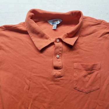 Levi's Levi's Shirt Solid Orange Polo Golf Casual… - image 1