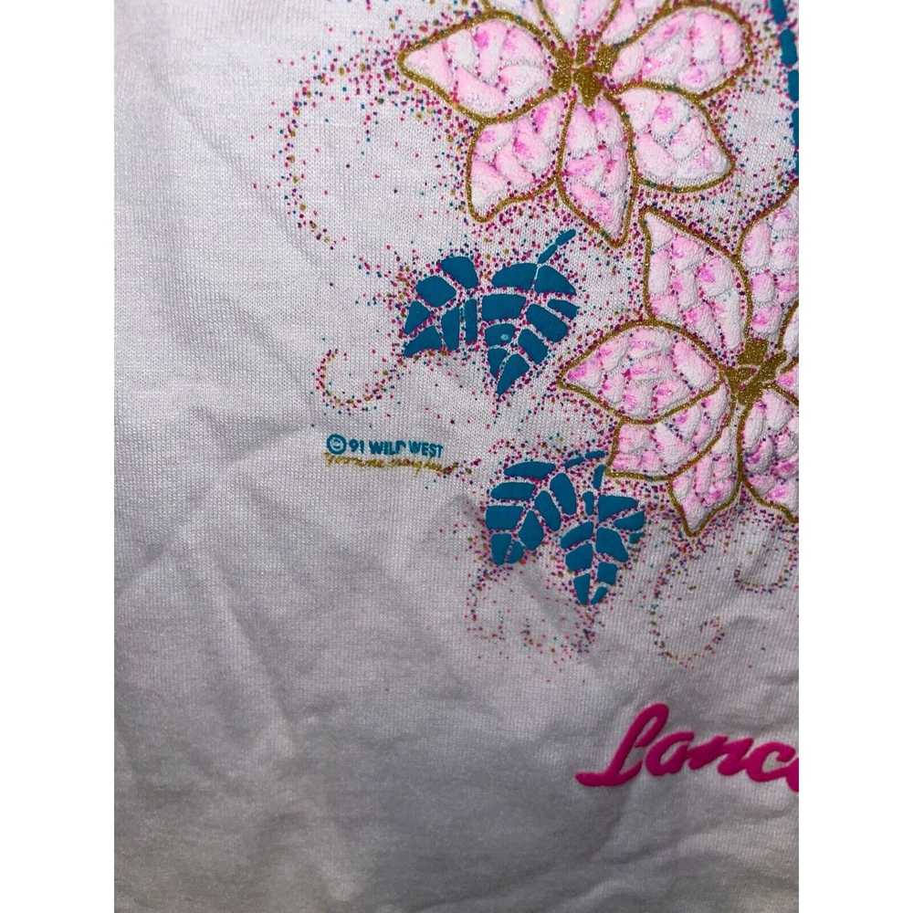 Jerzees 90s Lancaster PA Pennsylvania Flower Shir… - image 7