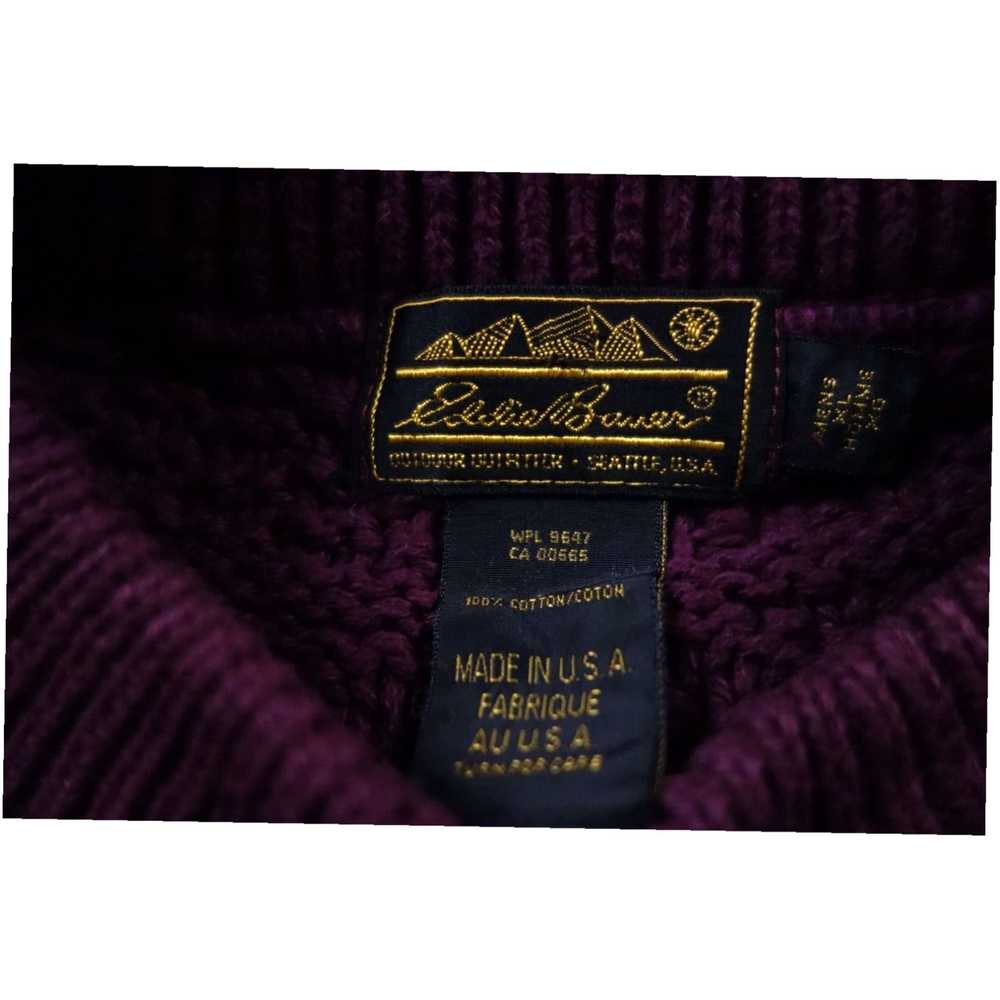 Eddie Bauer Eddie Bauer Sweater Mens XL Purple Pu… - image 2