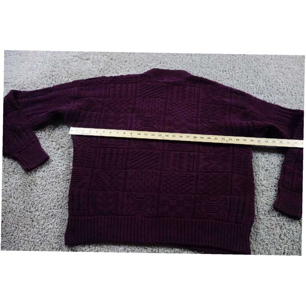 Eddie Bauer Eddie Bauer Sweater Mens XL Purple Pu… - image 5