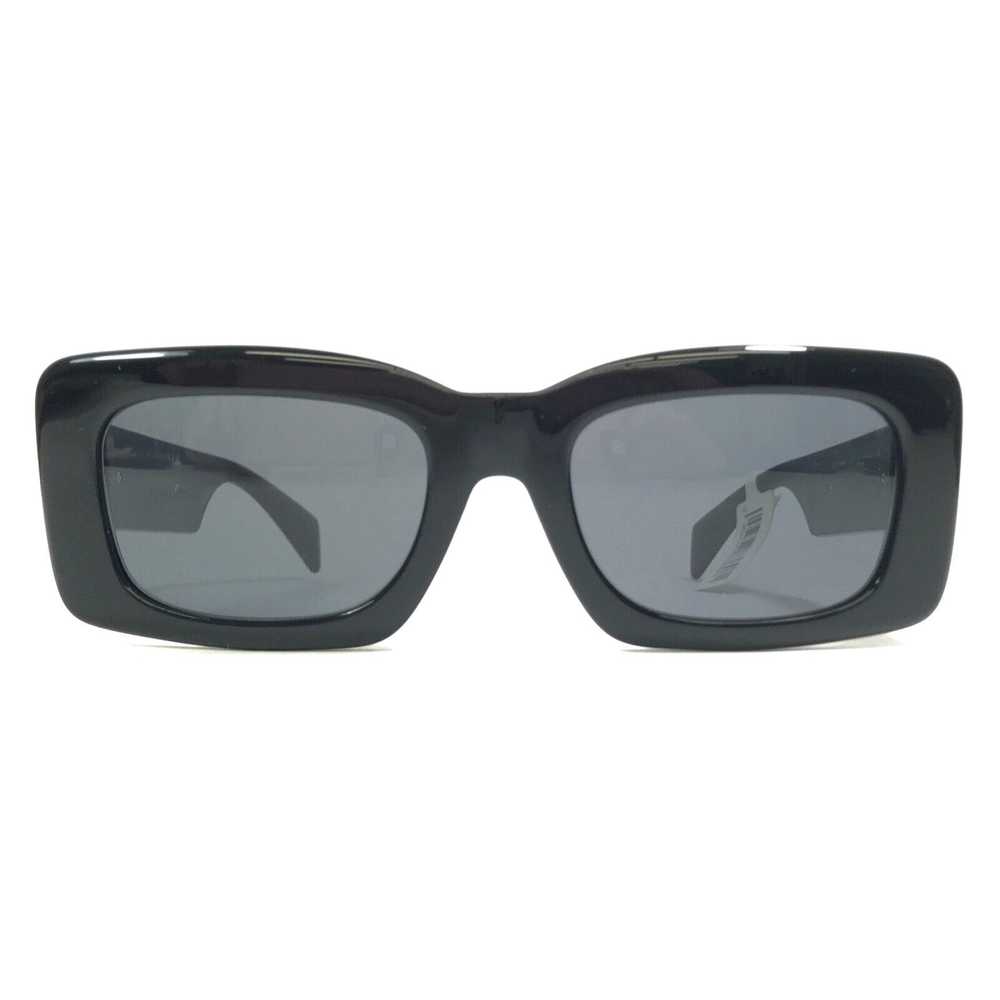 Versace Polished Black Gold Logos Accent Square S… - image 3