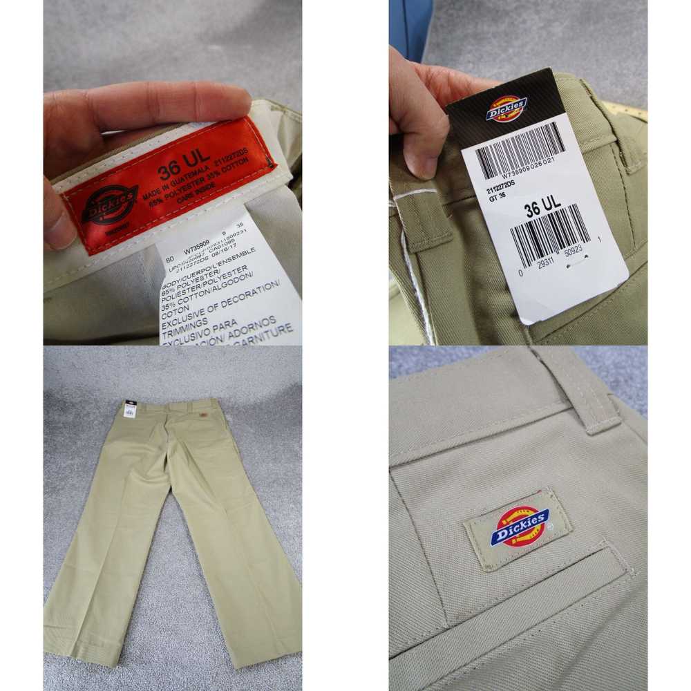 Dickies Dickies Pants Mens 36 Khaki Canvas Straig… - image 8