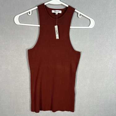 Madewell NWT! Madewell Tank Top Womens XS Brown R… - image 1