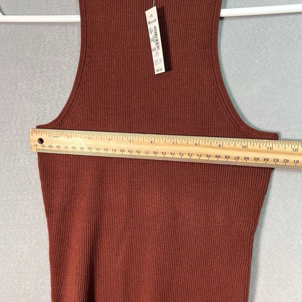 Madewell NWT! Madewell Tank Top Womens XS Brown R… - image 2