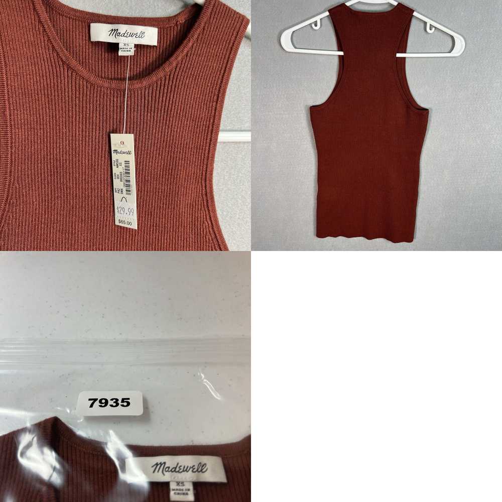 Madewell NWT! Madewell Tank Top Womens XS Brown R… - image 4