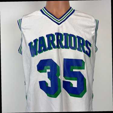 Vintage Vintage Riddell Warriors Basketball Jerse… - image 1