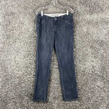 Vintage Y2K Dead Stock online Boom Boom Jeans Cropped Flare Bell Bottoms Raw Hem Size 9