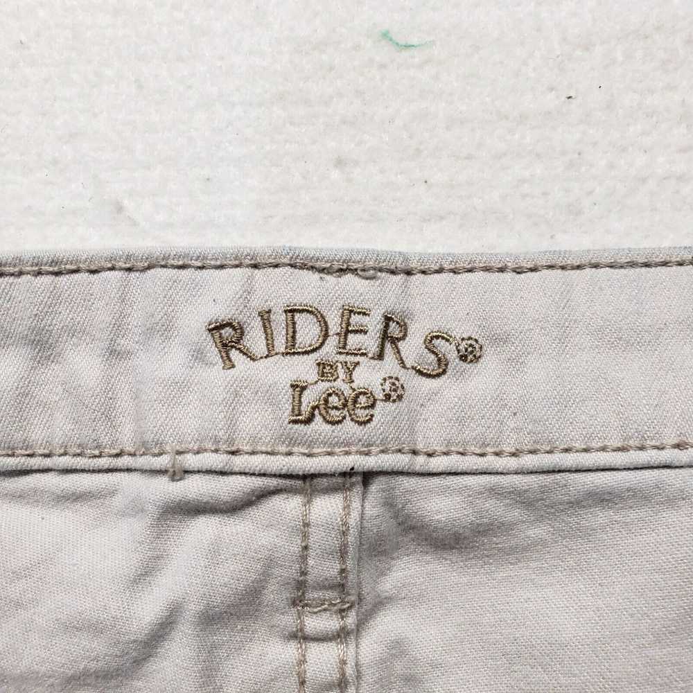 Lee Lee Riders Mid Rise Bermuda Khaki Shorts Knee… - image 2