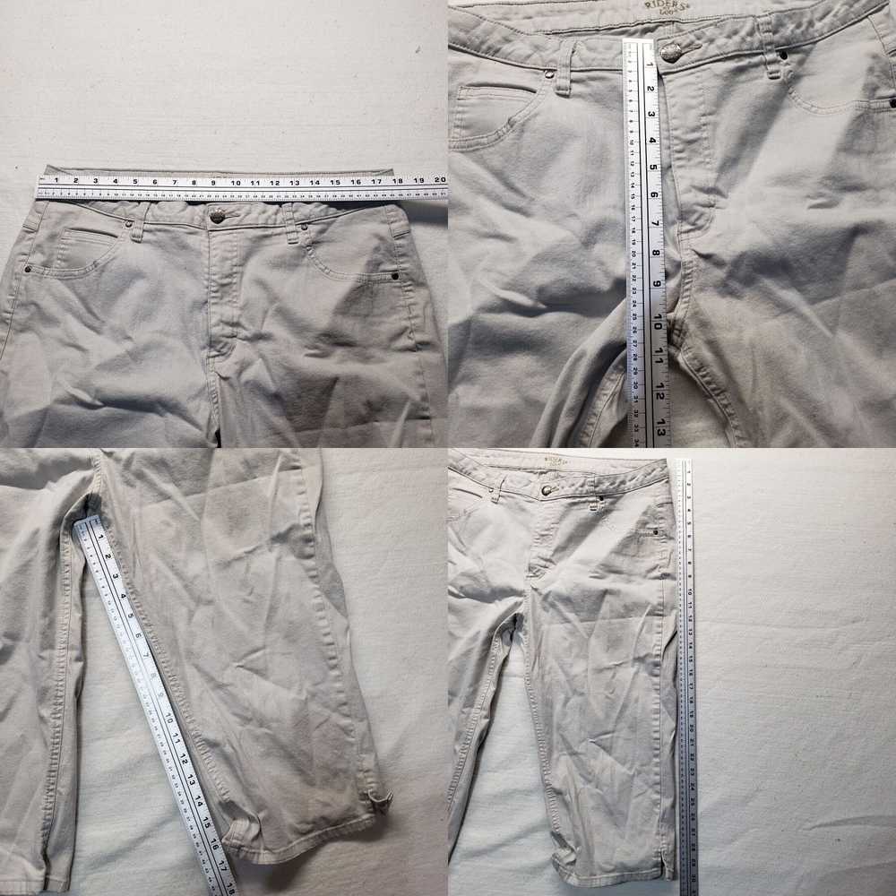 Lee Lee Riders Mid Rise Bermuda Khaki Shorts Knee… - image 4