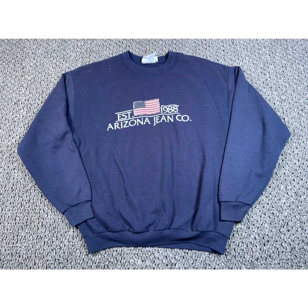 AriZona VTG 90s Arizona Flag Print Sweatshirt Adu… - image 1