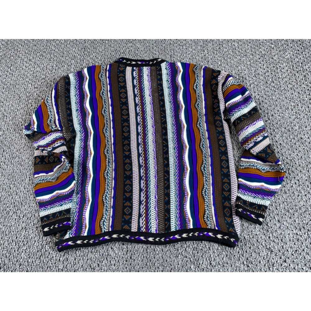 Coogi VTG Textured COOGI Style Sweater Adult XL P… - image 2