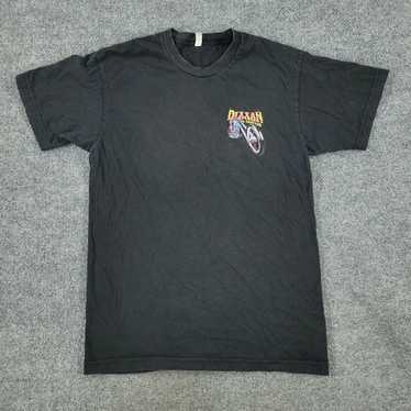 Vintage Dixxon Shirt Men's Medium Black Motorcycle