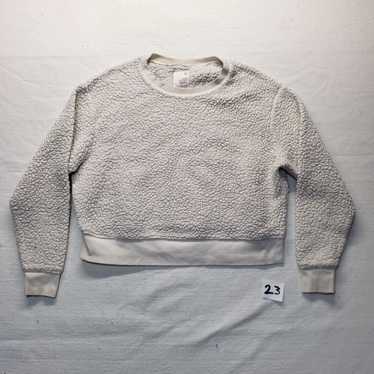 Vintage SO Cozy Softest Sherpa Crop Top Sweater P… - image 1