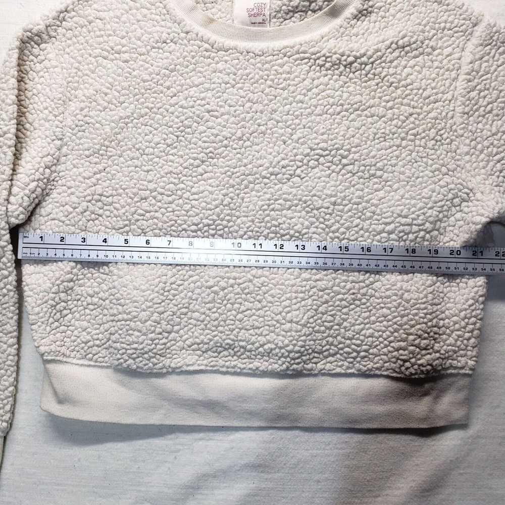 Vintage SO Cozy Softest Sherpa Crop Top Sweater P… - image 3