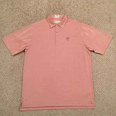 Vintage Donald Ross Polo Shirt Mens Large Orange … - image 1