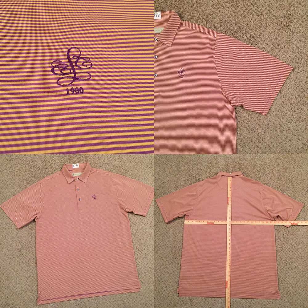 Vintage Donald Ross Polo Shirt Mens Large Orange … - image 4