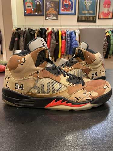 Jordan Brand × Supreme Supreme x Jordan Retro 5 C… - image 1