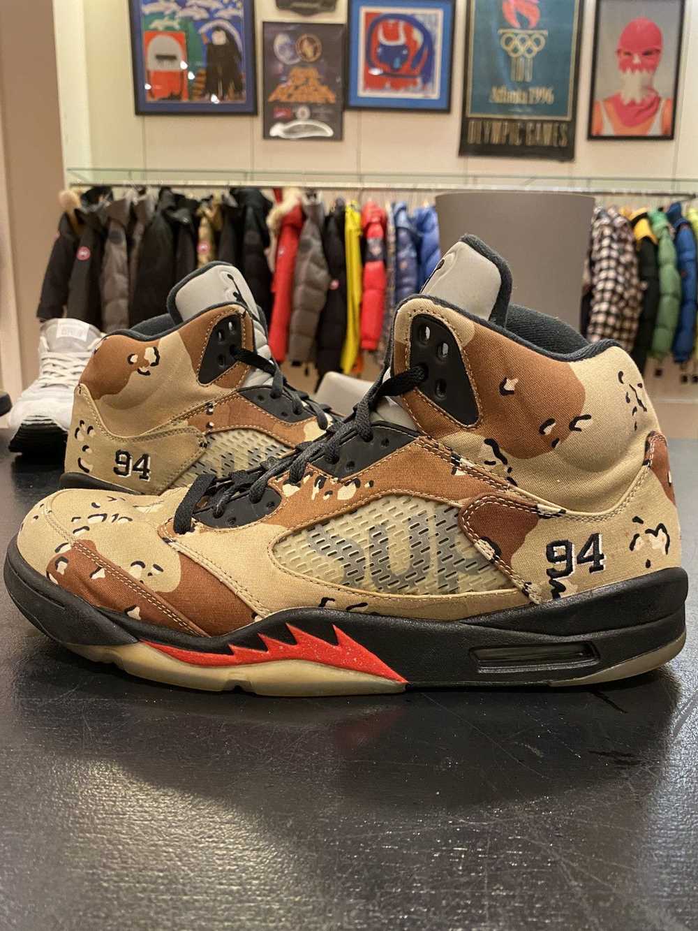 Jordan Brand × Supreme Supreme x Jordan Retro 5 C… - image 2