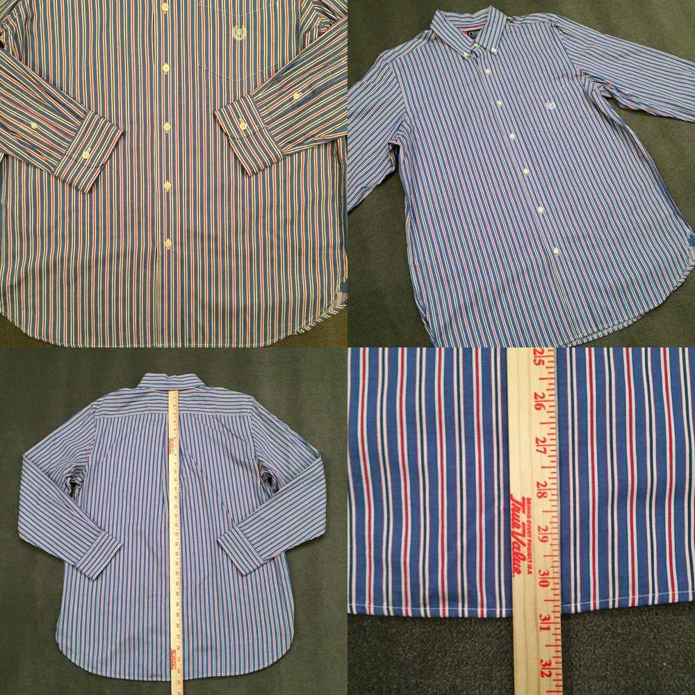 Chaps Chaps Button Up Shirt Mens Medium Blue Red … - image 4